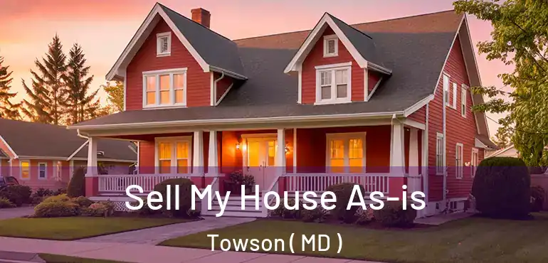  Sell My House As-is Towson ( MD )