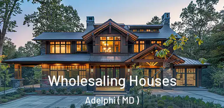  Wholesaling Houses Adelphi ( MD )